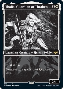Image for Thalia, Guardian of Thraben (Showcase) (318) (Innistrad: Crimson Vow) - Magic: The Gathering