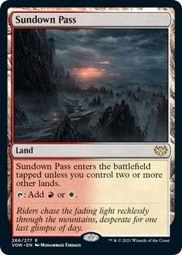 Image for Sundown Pass (266) (Innistrad: Crimson Vow) - Magic: The Gathering