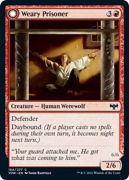 Image for Weary Prisoner (184) (Innistrad: Crimson Vow) - Magic: The Gathering