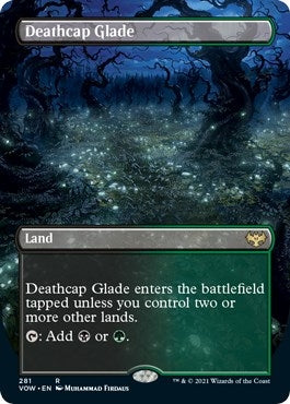 Image for Deathcap Glade (Borderless) (281) (Innistrad: Crimson Vow) - Magic: The Gathering