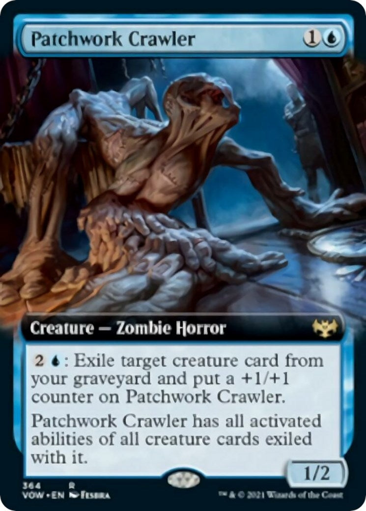 Image for Patchwork Crawler (Extended Art) (364) (Innistrad: Crimson Vow) - Magic: The Gathering