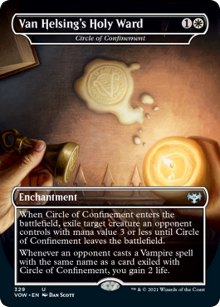 Image for Van Helsing's Holy Ward - Circle of Confinement (329) (Innistrad: Crimson Vow) - Magic: The Gathering