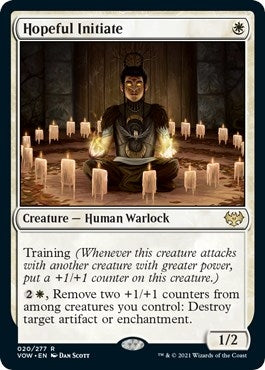 Image for Hopeful Initiate (20) (Innistrad: Crimson Vow) - Magic: The Gathering