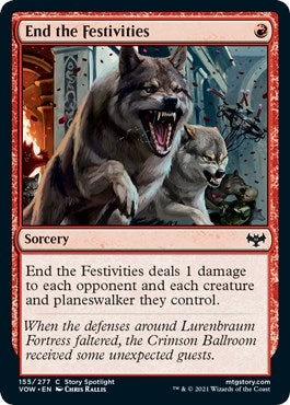 Image for End the Festivities (155) (Innistrad: Crimson Vow) - Magic: The Gathering