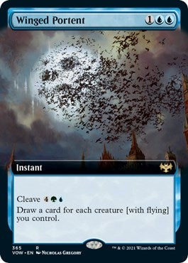 Image for Winged Portent (Extended Art) (365) (Innistrad: Crimson Vow) - Magic: The Gathering