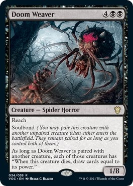 Image for Doom Weaver (34) (Commander: Innistrad: Crimson Vow) - Magic: The Gathering