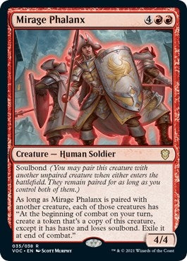 Image for Mirage Phalanx (35) (Commander: Innistrad: Crimson Vow) - Magic: The Gathering