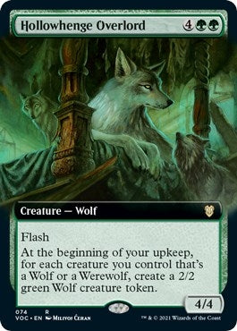 Image for Hollowhenge Overlord (Extended Art) (74) (Commander: Innistrad: Crimson Vow) - Magic: The Gathering