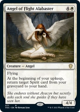 Image for Angel of Flight Alabaster (77) (Commander: Innistrad: Crimson Vow) - Magic: The Gathering