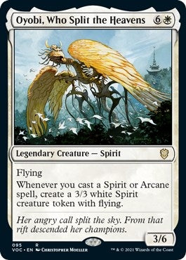 Image for Oyobi, Who Split the Heavens (95) (Commander: Innistrad: Crimson Vow) - Magic: The Gathering