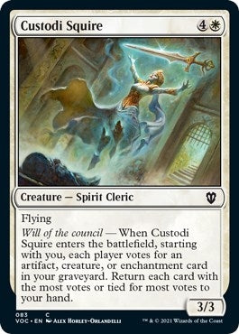 Image for Custodi Squire (83) (Commander: Innistrad: Crimson Vow) - Magic: The Gathering