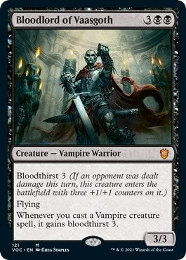 Image for Bloodlord of Vaasgoth (121) (Commander: Innistrad: Crimson Vow) - Magic: The Gathering