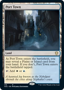 Image for Port Town (178) (Commander: Innistrad: Crimson Vow) - Magic: The Gathering