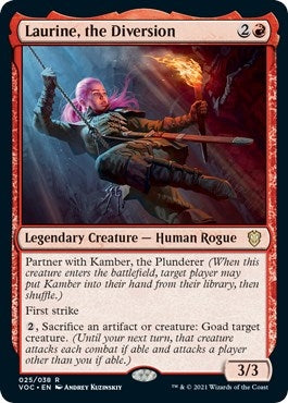 Image for Laurine, the Diversion (25) (Commander: Innistrad: Crimson Vow) - Magic: The Gathering