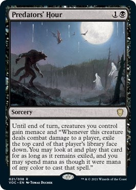 Image for Predators' Hour (21) (Commander: Innistrad: Crimson Vow) - Magic: The Gathering