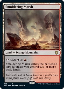 Image for Smoldering Marsh (183) (Commander: Innistrad: Crimson Vow) - Magic: The Gathering