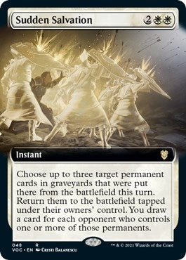 Image for Sudden Salvation (Extended Art) (48) (Commander: Innistrad: Crimson Vow) - Magic: The Gathering