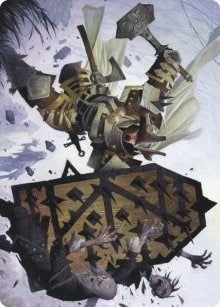 Image for Estwald Shieldbasher Art Card (9) (Art Series: Innistrad: Crimson Vow) - Magic: The Gathering