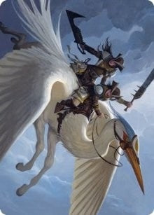 Image for Gryffwing Cavalry Art Card (11) (Art Series: Innistrad: Crimson Vow) - Magic: The Gathering