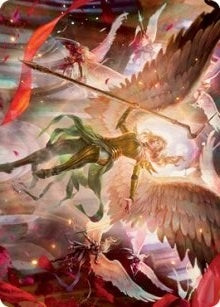 Image for Sigarda's Summons Art Card (17) (Art Series: Innistrad: Crimson Vow) - Magic: The Gathering