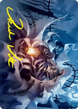 Image for Cemetery Illuminator Art Card (Gold-Stamped Signature) (21) (Art Series: Innistrad: Crimson Vow) - Magic: The Gathering