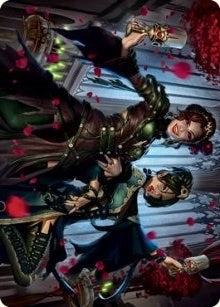 Image for Falkenrath Celebrants (73/81) Art Card (73) (Art Series: Innistrad: Crimson Vow) - Magic: The Gathering