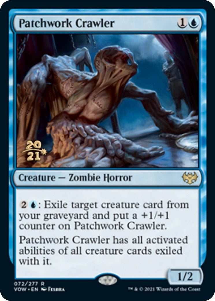 Image for Patchwork Crawler (72) (Prerelease Cards) - Magic: The Gathering
