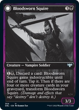 Image for Bloodsworn Squire (364) (Innistrad: Double Feature) - Magic: The Gathering