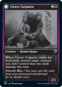 Image for Covert Cutpurse (92) (Innistrad: Double Feature) - Magic: The Gathering
