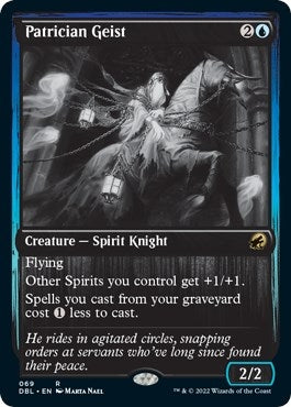 Image for Patrician Geist (69) (Innistrad: Double Feature) - Magic: The Gathering