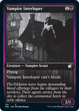 Image for Vampire Interloper (125) (Innistrad: Double Feature) - Magic: The Gathering
