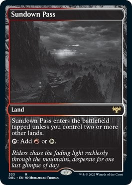 Image for Sundown Pass (533) (Innistrad: Double Feature) - Magic: The Gathering
