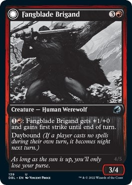 Image for Fangblade Brigand (139) (Innistrad: Double Feature) - Magic: The Gathering