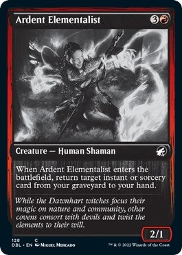 Image for Ardent Elementalist (128) (Innistrad: Double Feature) - Magic: The Gathering