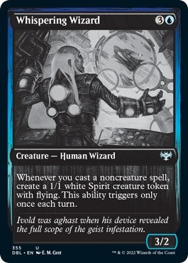 Image for Whispering Wizard (355) (Innistrad: Double Feature) - Magic: The Gathering