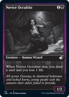 Image for Novice Occultist (117) (Innistrad: Double Feature) - Magic: The Gathering