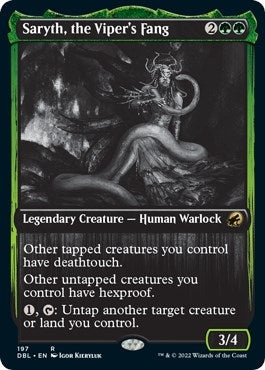 Image for Saryth, the Viper's Fang (197) (Innistrad: Double Feature) - Magic: The Gathering
