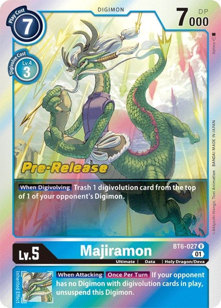Image for Majiramon (BT6-027 R) (Double Diamond Pre-Release Cards) - Digimon Card Game