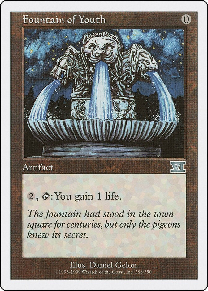 Image for Fountain of Youth (286) (Classic Sixth Edition) - Magic: The Gathering