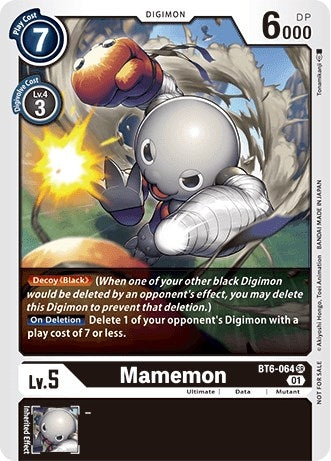 Image for Mamemon (BT6-064 SR) (Revision Pack Cards) - Digimon Card Game
