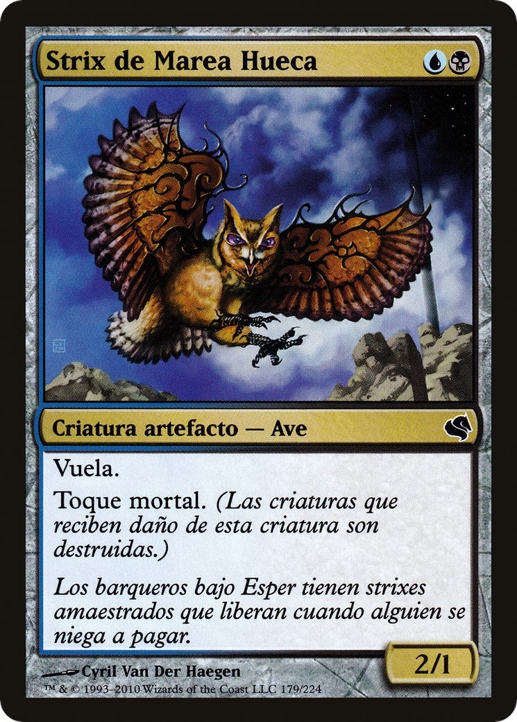 Image for Tidehollow Strix (Spanish) - "Strix de Marea Hueca" (179) (Magic Encyclopedia 2011 (Salvat)) - Magic: The Gathering