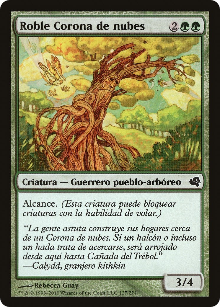 Image for Cloudcrown Oak (Spanish) - "Roble Corona de nubes" (127) (Magic Encyclopedia 2011 (Salvat)) - Magic: The Gathering