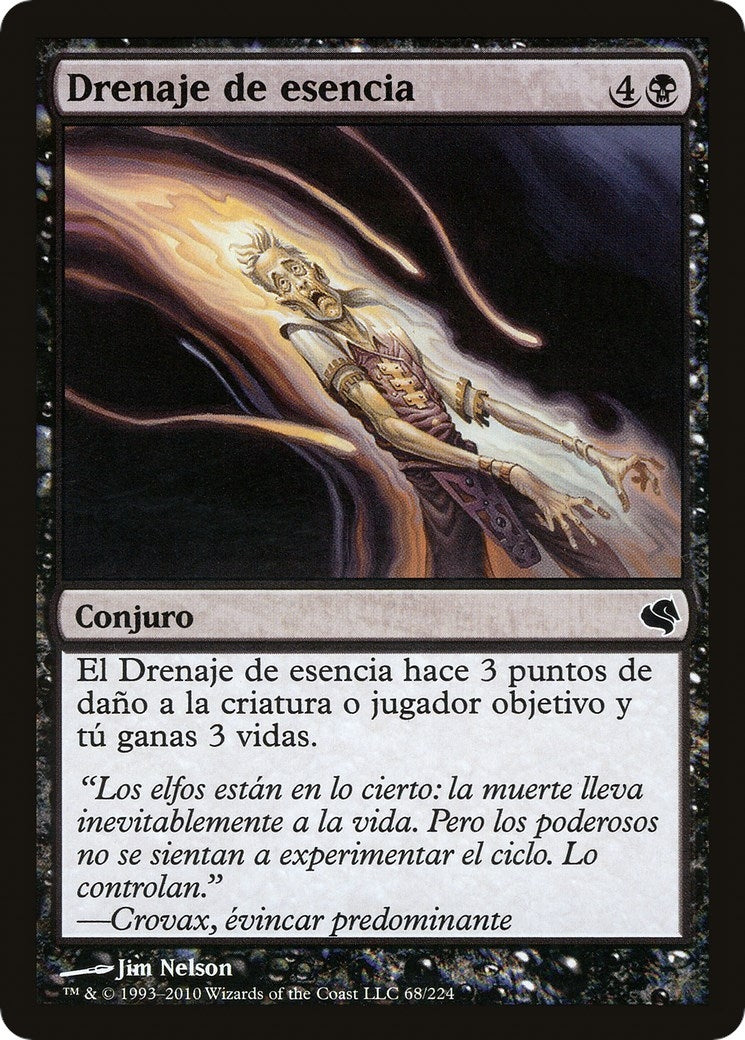 Image for Essence Drain (Spanish) - "Drenaje de esencia" (68) (Magic Encyclopedia 2011 (Salvat)) - Magic: The Gathering