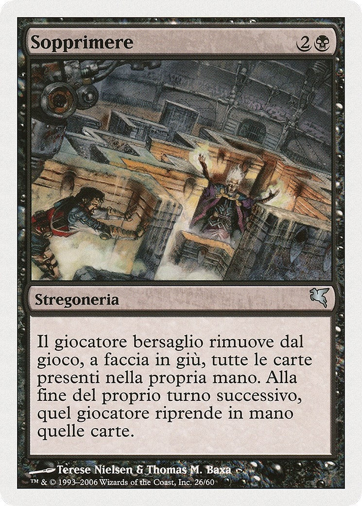 Image for Suppress (Italian) - "Sopprimere" (A26) (Magic Encyclopedia 2005 (Salvat/Hachette)) - Magic: The Gathering