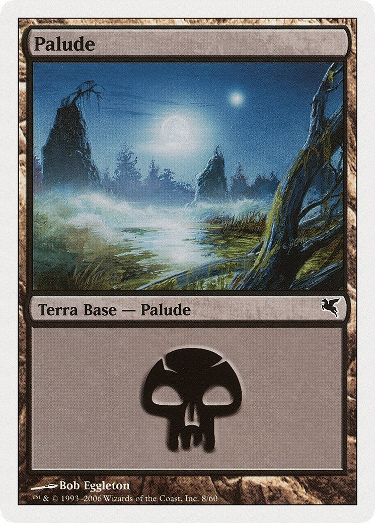 Image for Swamp (Italian) - "Palide" (F8) (F8) (Magic Encyclopedia 2005 (Salvat/Hachette)) - Magic: The Gathering