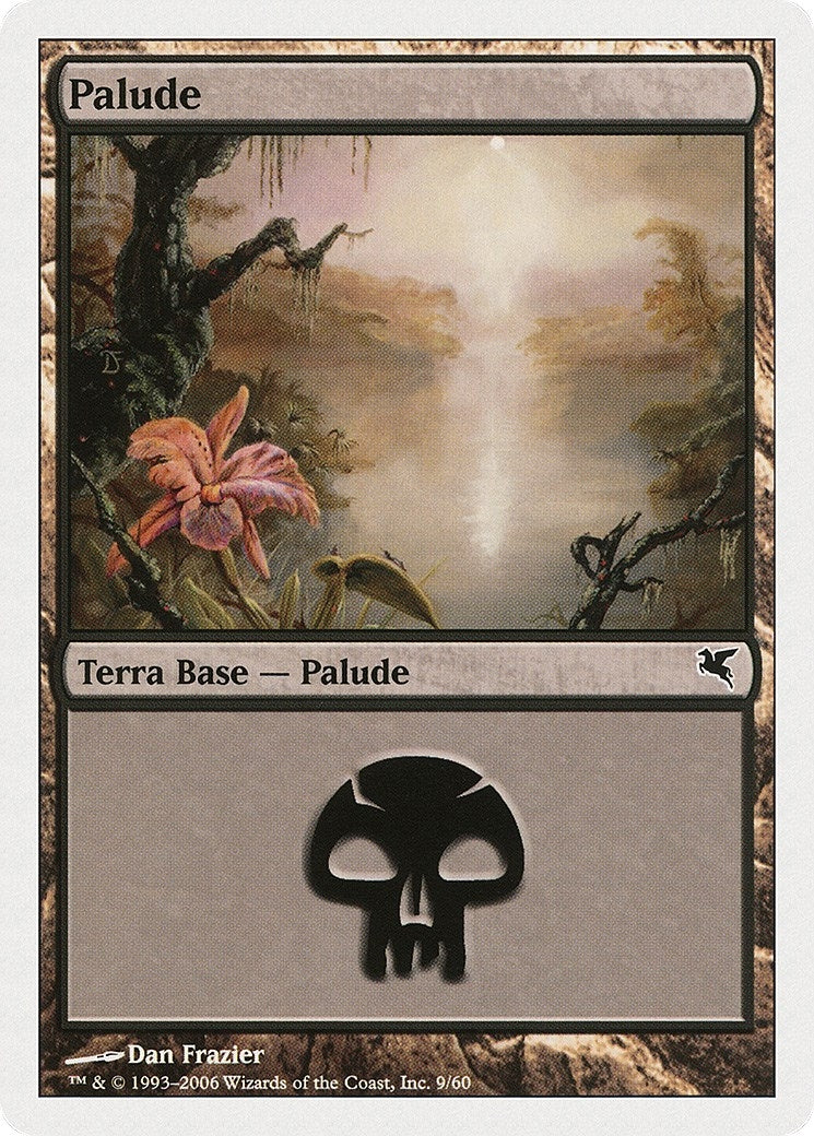 Image for Swamp (Italian) - "Palide" (A9) (A9) (Magic Encyclopedia 2005 (Salvat/Hachette)) - Magic: The Gathering