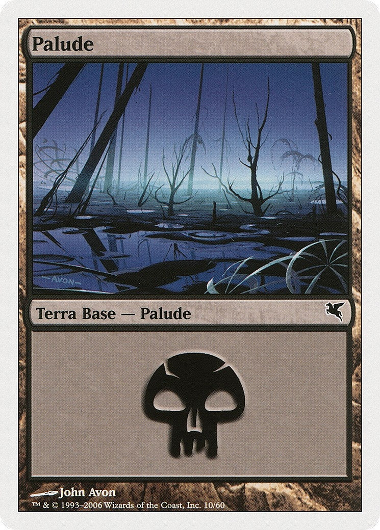 Image for Swamp (Italian) - "Palide" (A10) (A10) (Magic Encyclopedia 2005 (Salvat/Hachette)) - Magic: The Gathering