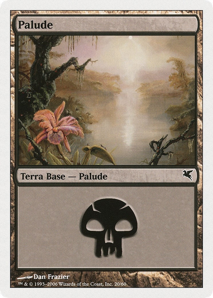 Image for Swamp (Italian) - "Palide" (A20) (A20) (Magic Encyclopedia 2005 (Salvat/Hachette)) - Magic: The Gathering