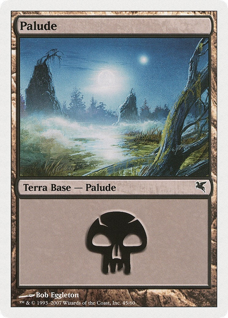 Image for Swamp (Italian) - "Palide" (D45) (D45) (Magic Encyclopedia 2005 (Salvat/Hachette)) - Magic: The Gathering
