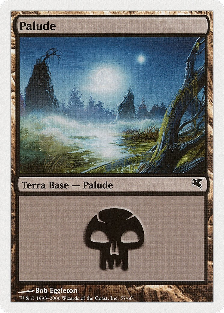 Image for Swamp (Italian) - "Palide" (F57) (F57) (Magic Encyclopedia 2005 (Salvat/Hachette)) - Magic: The Gathering